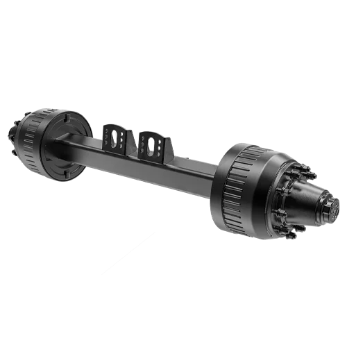 HEAVY TYPE BRAKE DRUM AXLE