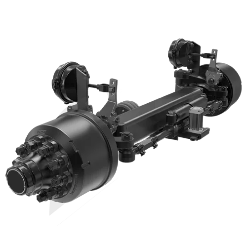 JUMBO BRAKE DRUM STEERING AXLE