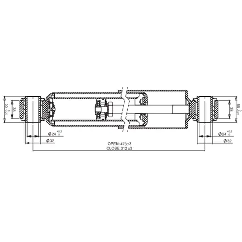 Sachs Shock Absorber Short